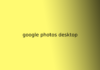 google photos desktop