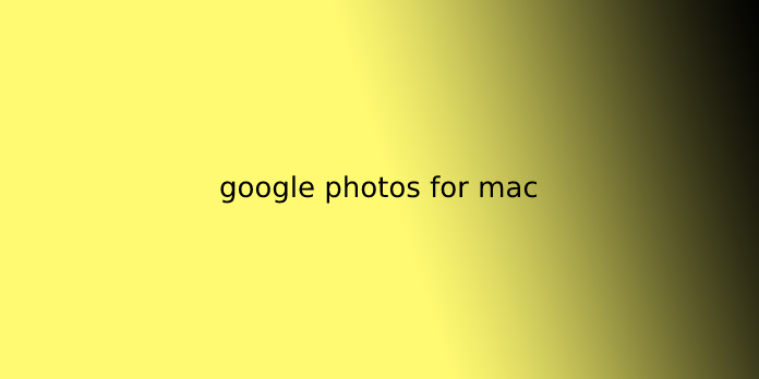 google photos for mac