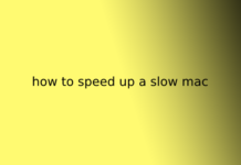 how to speed up a slow mac