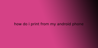 how do i print from my android phone