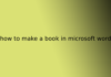 how to make a book in microsoft word