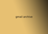 gmail archive