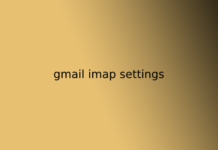 gmail imap settings