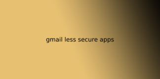 gmail less secure apps