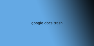 google docs trash