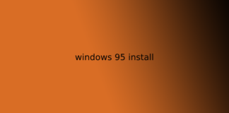 windows 95 install