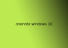 onenote windows 10