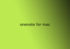 onenote for mac