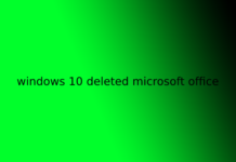 windows 10 deleted microsoft office