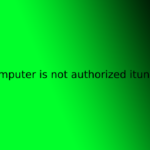 your computer is not authorized itunes error