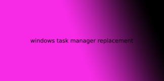 windows task manager replacement