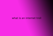 what is an internet troll