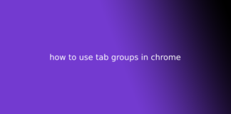 how to use tab groups in chrome
