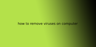 how to remove viruses on computer
