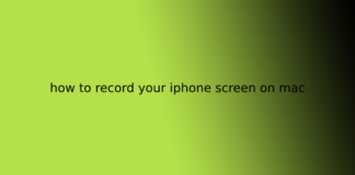 how to record your iphone screen on mac