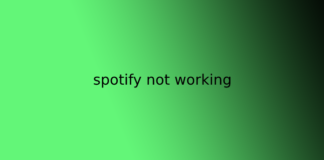 spotify not working