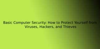 Basic Computer Security: How to Protect Yourself from Viruses, Hackers, and Thieves
