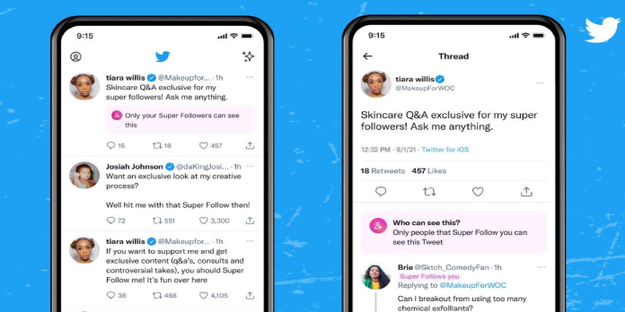 Twitter Super Follows subscriptions launch, but only for some users