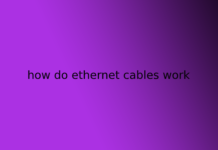 how do ethernet cables work