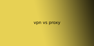 vpn vs proxy