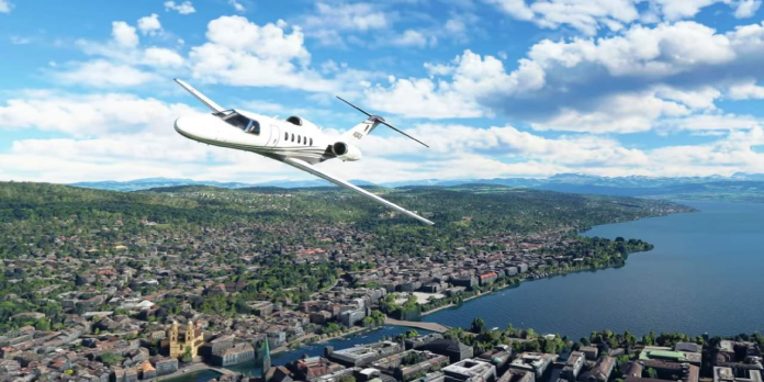 Microsoft Flight Simulator World Update 6 takes us to the Alps