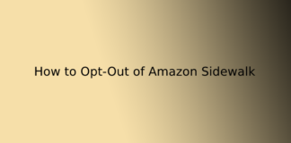 How to Opt-Out of Amazon Sidewalk