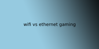 wifi vs ethernet gaming