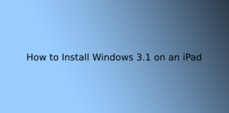 How to Install Windows 3.1 on an iPad