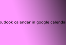 outlook calendar in google calendar