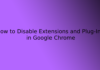 How to Disable Extensions and Plug-Ins in Google Chrome