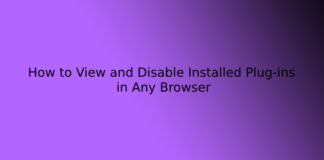 How to View and Disable Installed Plug-ins in Any Browser