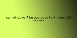 can windows 7 be upgraded to windows 10 for free