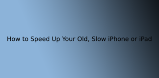 How to Speed Up Your Old, Slow iPhone or iPad