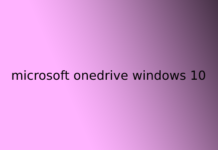 microsoft onedrive windows 10