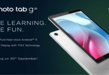 Moto Tab G20 is a surprising return to the tablet market