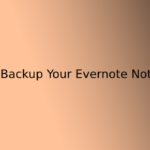 How to Backup Your Evernote Notebooks