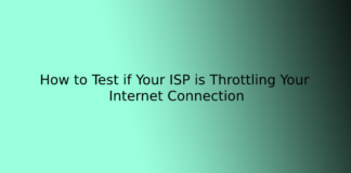 How to Test if Your ISP is Throttling Your Internet Connection