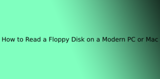 How to Read a Floppy Disk on a Modern PC or Mac