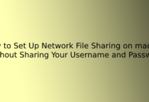 How to Set Up Network File Sharing on macOS, Without Sharing Your Username and Password