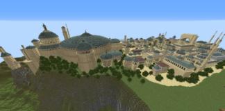 Recreates a Minecraft Build Theed City from Star Wars: The Phantom Menace
