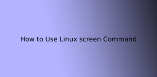 How to Use Linux screen Command