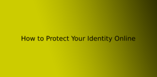 How to Protect Your Identity Online