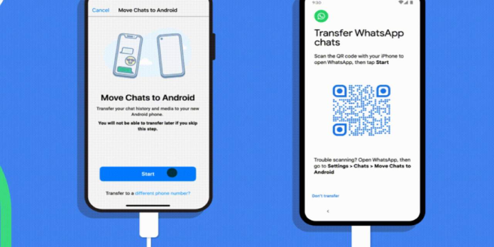 WhatsApp now allows chat transfer from iPhone to some Android devices