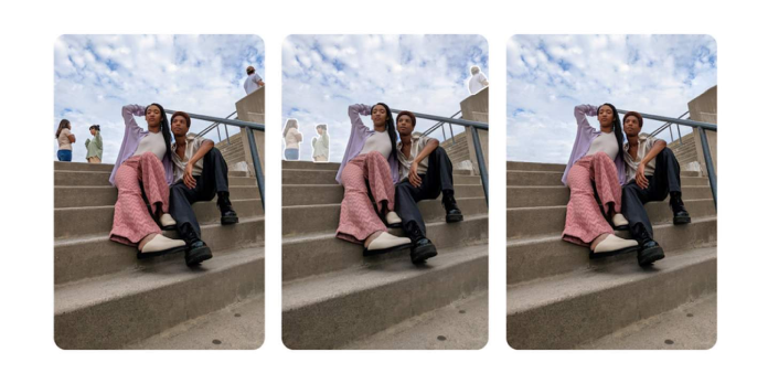 Pixel 6 Magic Eraser removes uninvited people from photos