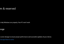 How to Disable “Reserved Storage” on Windows 10