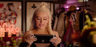 In a Nintendo Switch Ad, Christina Aguilera Shows Off Her Gaming Skills