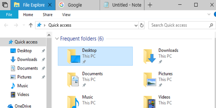 Using Sets in Windows 10 to Create Tabs for Different Apps