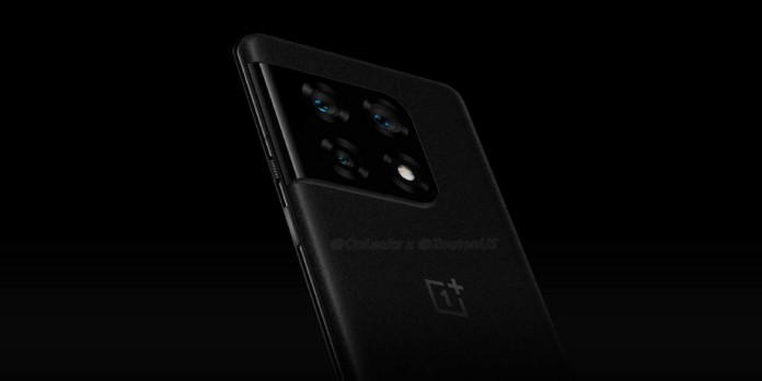 The Galaxy S21-inspired design is carried over to the OnePlus 10 Pro render