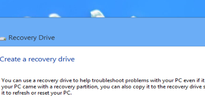 How to Create and Use a Windows 8 or 10 Recovery Drive or System Repair Disc