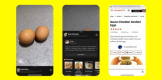 Snapchat Food Scan identifies recipes based on ingredient snaps